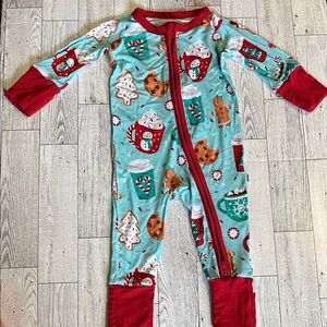 Little Sleepies Peppermint Mocha Zippy size Newborn